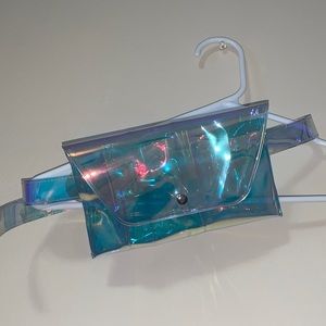 Holographic waist belt bag